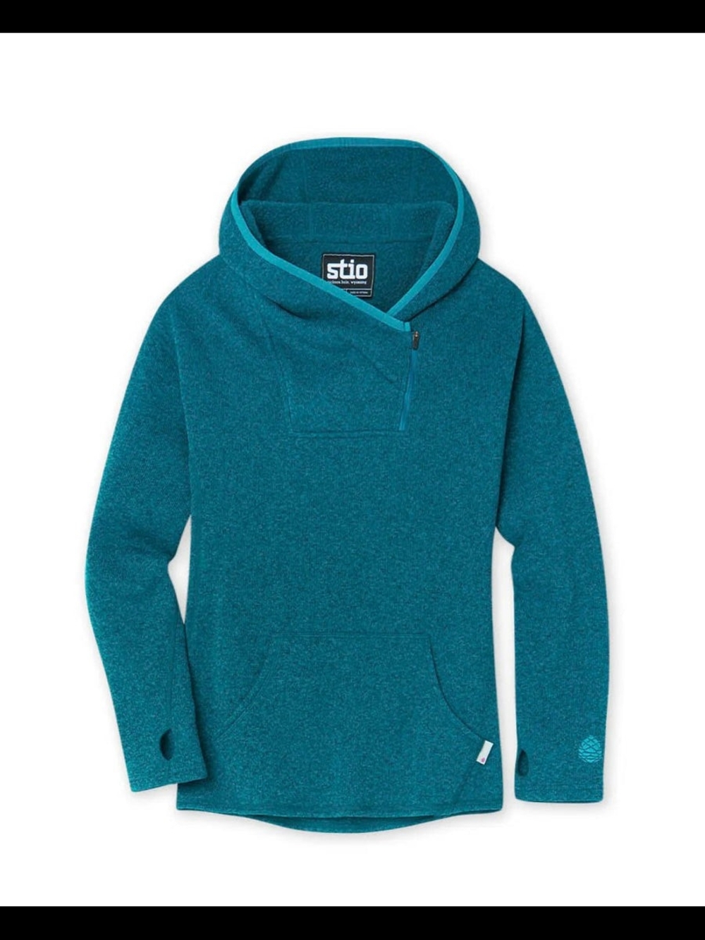 Stio women’s sweet water fleece hoodie jacket size M.